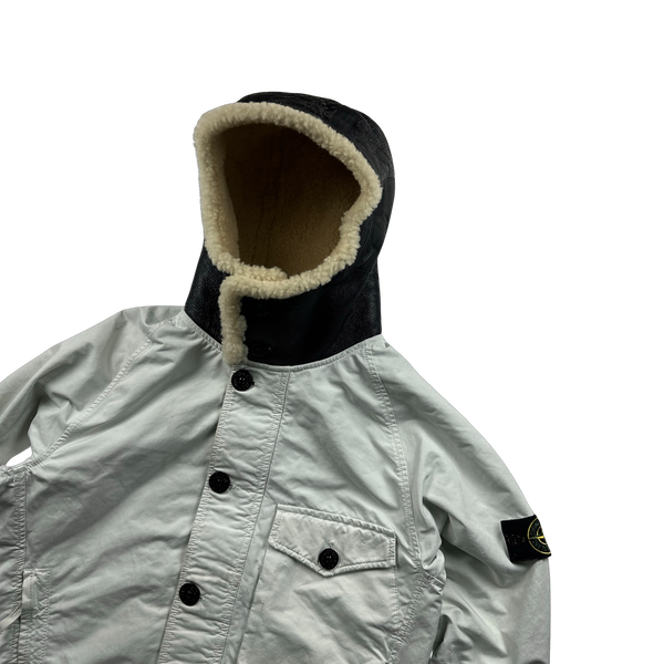 Stone Island 2017 Sherpa Sheepskin David TC Jacket - Small