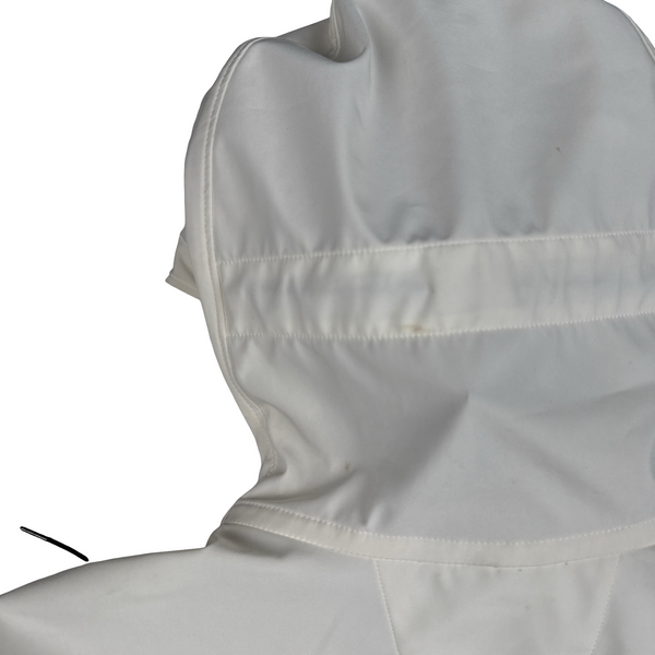 CP Company White Soft Shell R Goggle Hooded Zipped Jacket - 3XL