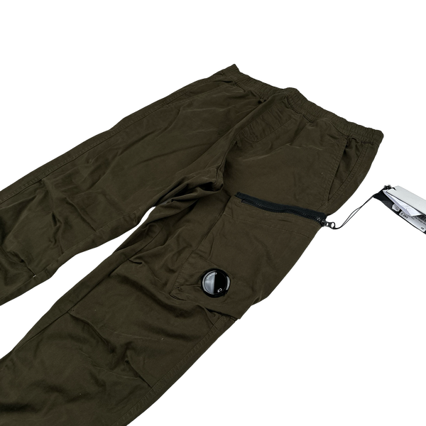 CP Company Khaki Ergonomic Fit Cargo Trousers - Medium