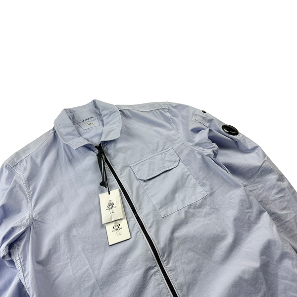 CP Company Lilac Zipped Overshirt - Small