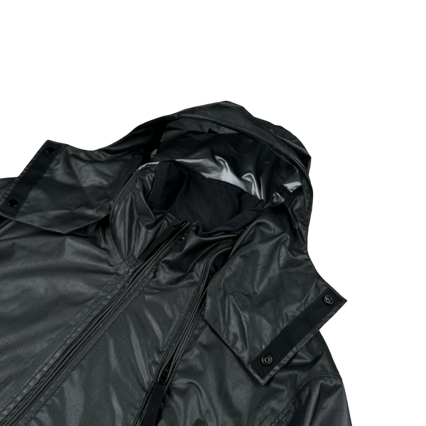 Stone Island 2024 Metallic Run Proof Nylon Mesh Hooded Jacket - Small