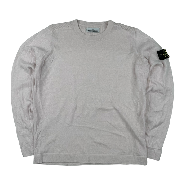 Stone Island Light Pink Lightweight Knit - XL