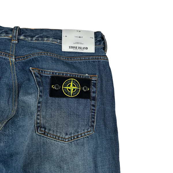 Stone Island 2013 Blue Denim RE-T Fit Jeans - 34"