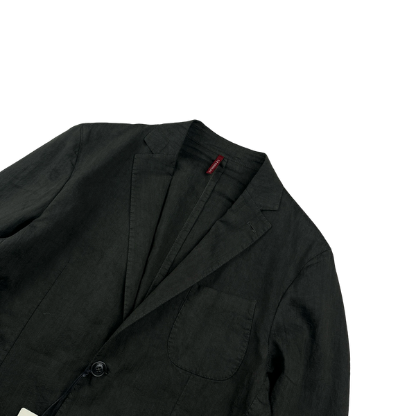 CP Company Charcoal Grey Lino Flax Vanguard Blazer - XL
