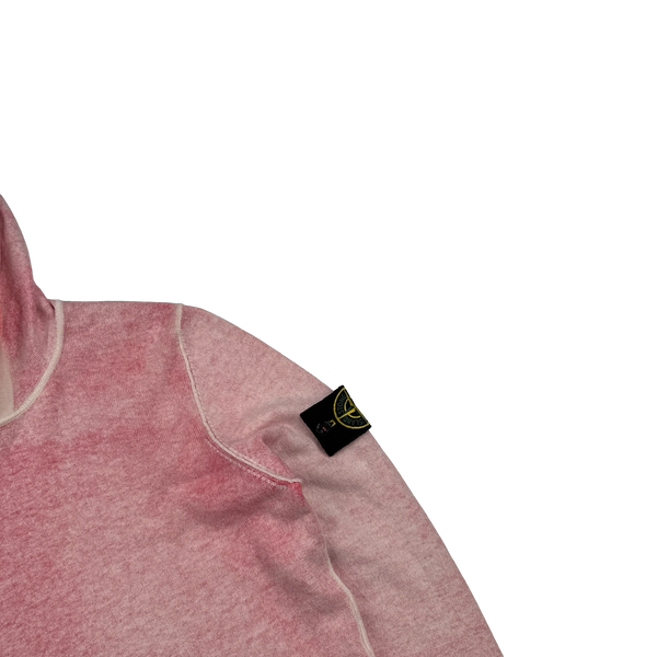 Stone Island 2017 Hand Sprayed Pullover Cotton Knit - Small