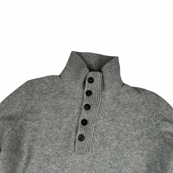 Stone Island 2012 Grey High Neck Pullover Knit - XL