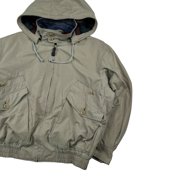 Christian Dior Vintage Sportswear Flannel Lined Bomber Jacket - Small