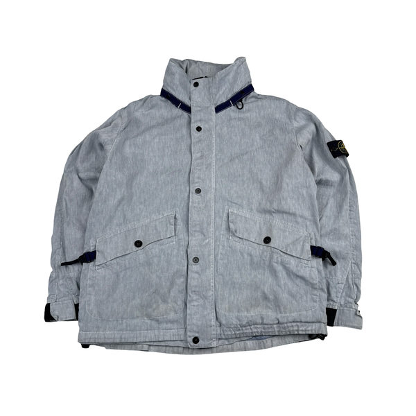 Stone Island 2011 Blue Lino Zipped Jacket - XL