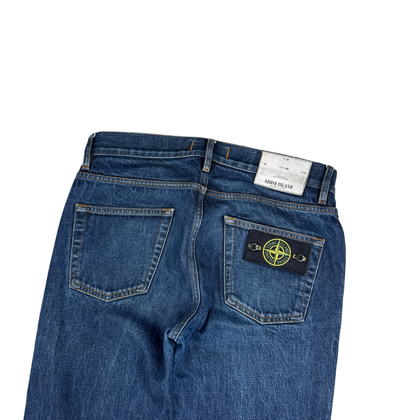Stone Island 2017 Dark Wash Skinny Fit Jeans - 30”