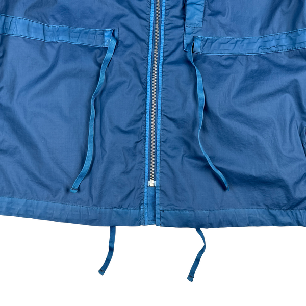 Stone Island Shadow Project Blue Mussola Gommata Parka Cobalt - Large