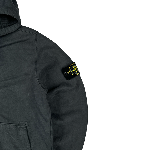 Stone Island 2023 Dark Grey Zipped Hoodie Cotton Tracksuit - Medium