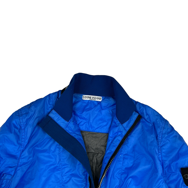 Stone Island 2009 Blue Tyveck Mesh Lined Jacket - Medium