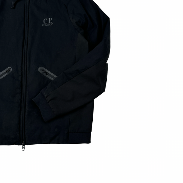 CP Company Black Pro Tek Hooded Jacket - Large