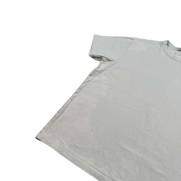 Stone Island White Stellina Compass Cotton T-Shirt - 3XL