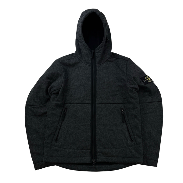 Stone Island Grey Panno R 4L Stretch Jacket - Medium