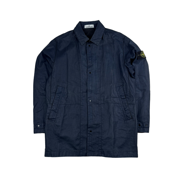 Stone Island 2019 Lino Resinato TC Jacket - Large