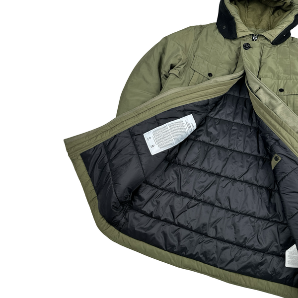 Stone Island Green 2019 Micro Reps Primaloft Parka Jacket - Medium