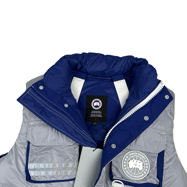 Canada Goose X-Ray Blue Down Filled Gilet Jacket - Medium