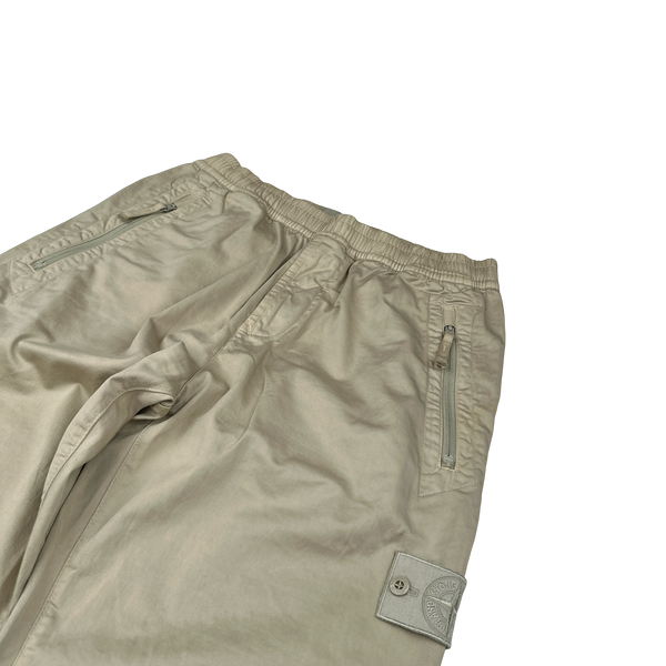 Stone Island 2021 Beige Ghost Cargo Trousers - 30"