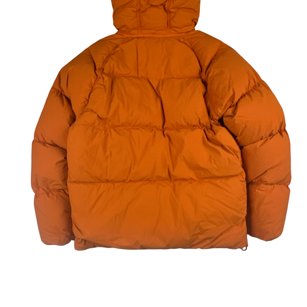 Ten C Orange New Arctic Base Down Puffer Jacket - Large