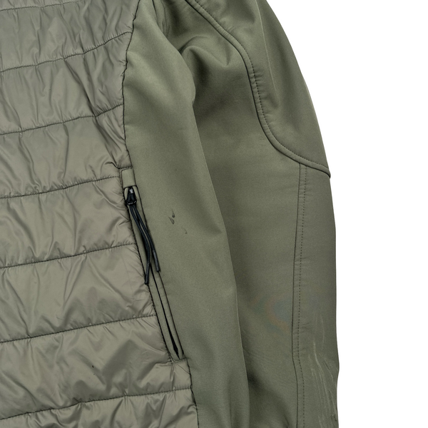 CP Company Khaki Hybrid Soft Shell Jacket - XL