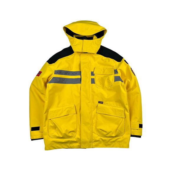 Paul & Shark Yellow Typhoon 20000 Reflective Strip Jacket - XL