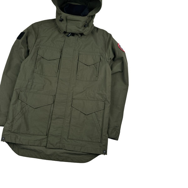 Canada Goose Dark Sage Voyager Nylon Hooded Jacket - Small