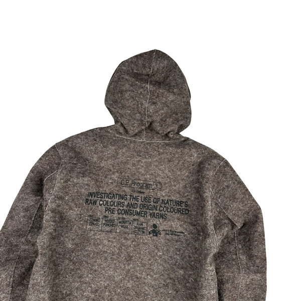 CP Company Program 3 Felted Wool Hooded Jacket - XS - Small