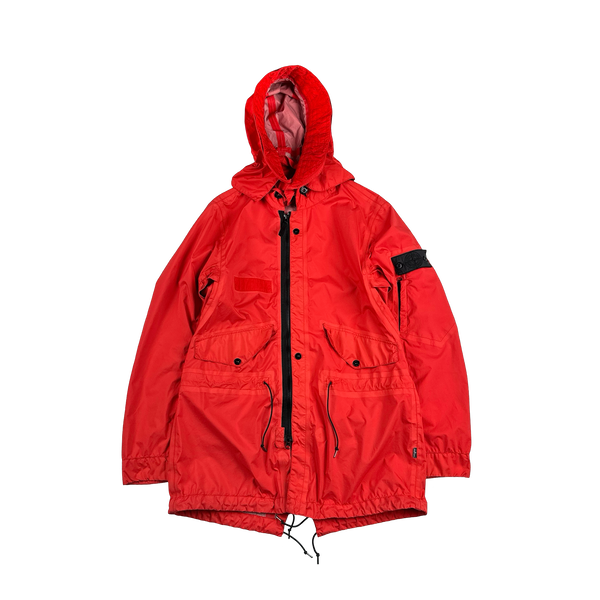 Stone Island 2015 Red Shadow Project Pulver R 3L Fishtail Parka Jacket - Medium