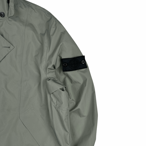 Stone Island 2012 Grey Stealth Goretex Shadow Project Trench Jacket - 3XL