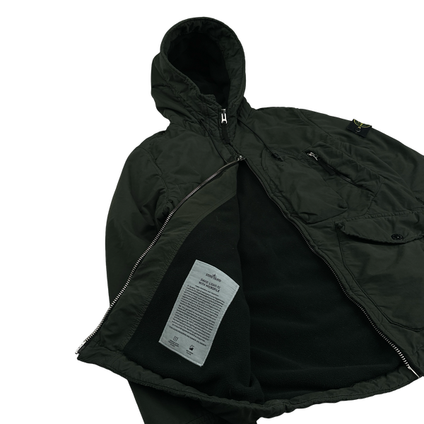 Stone Island Green David Light TC Micropile Jacket - Small