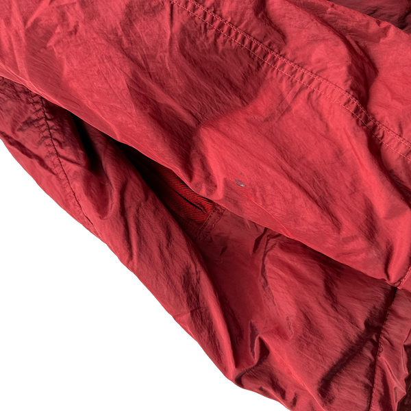 Stone Island x Nike Red Mussola Gommata Nylon Metal Jacket - XL