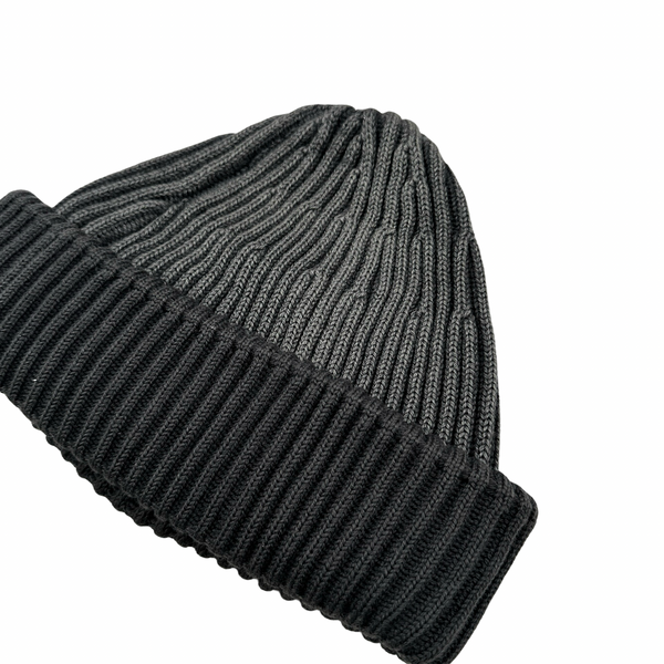 Stone Island 2014 Grey Two Tone Ribbed Wool Beanie