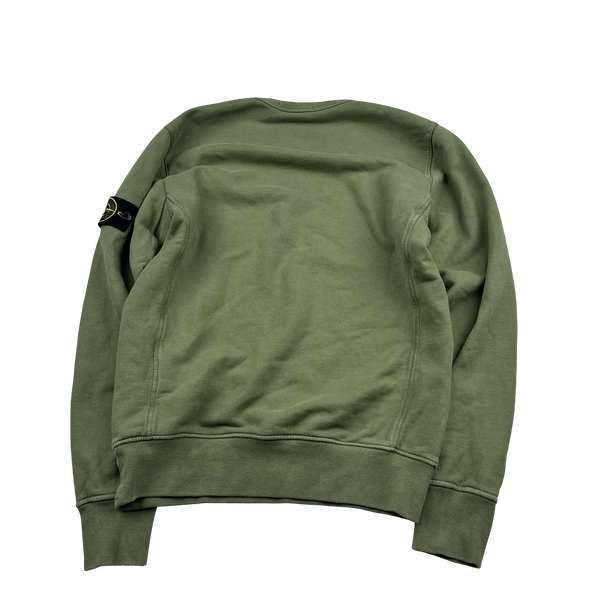 Stone Island 2017 Green Sweatshirt Crewneck - Small