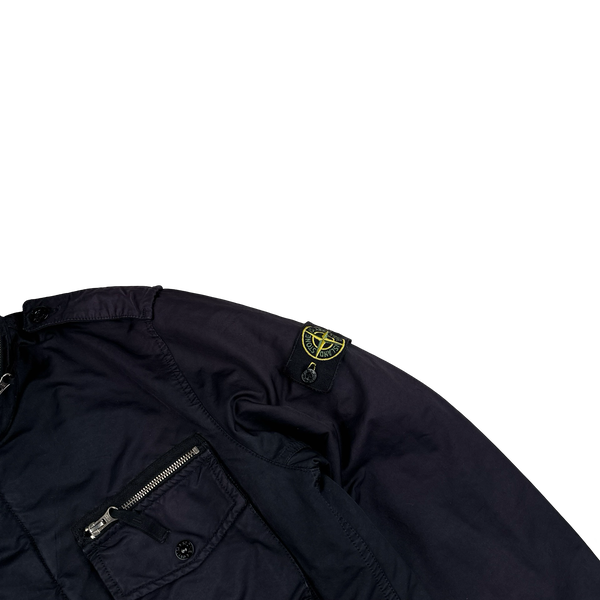 Stone Island 2013 Navy Quilted David TC Field Jacket - Medium