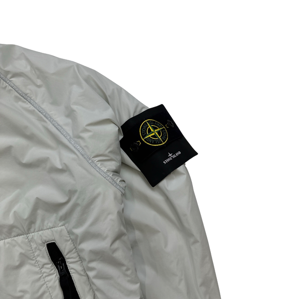 Stone Island 2022 Light Blue Comfort Tech Composite Reversible Polartec Jacket - Small