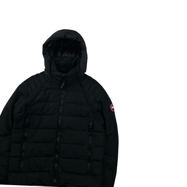 Canada Goose Black Premium Down Hybridge Base Puffer Jacket - Medium