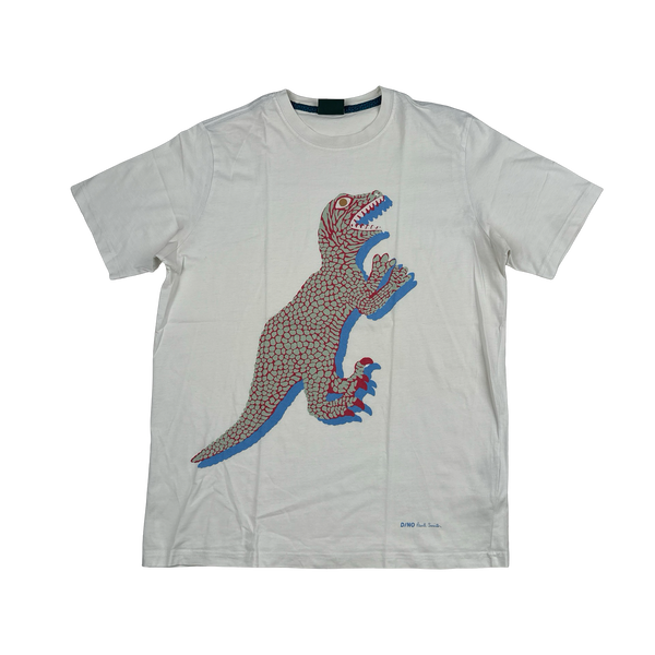 Paul Smith White Dino Short Sleeve T Shirt - Large