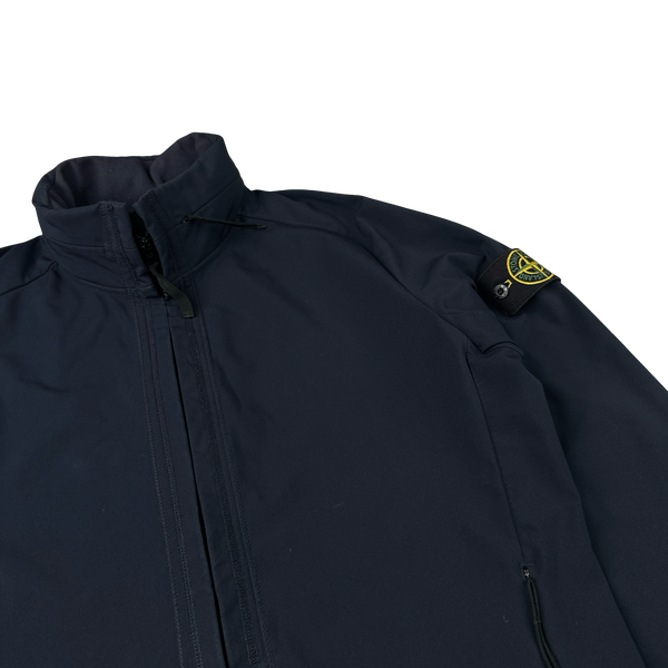 Stone Island 2016 Navy Light Soft Shell R Jacket - Large