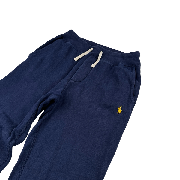 Ralph Lauren Navy Cotton Joggers - Small