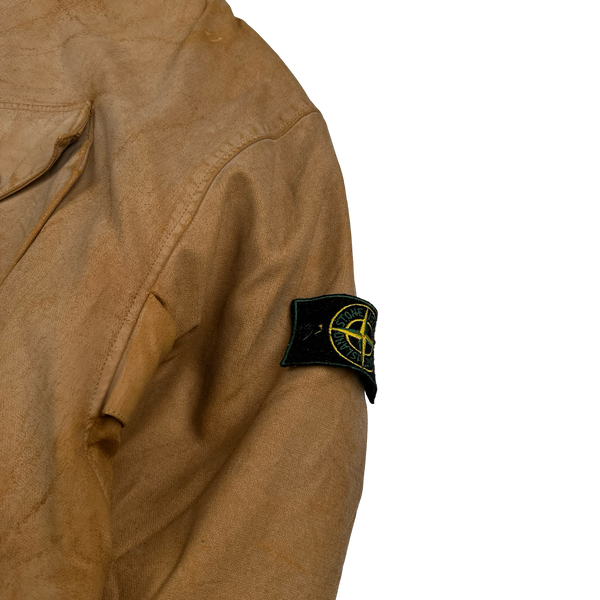 Stone Island 1996 Vintage Rubberised Vintage Dutch Rope Jacket - XL