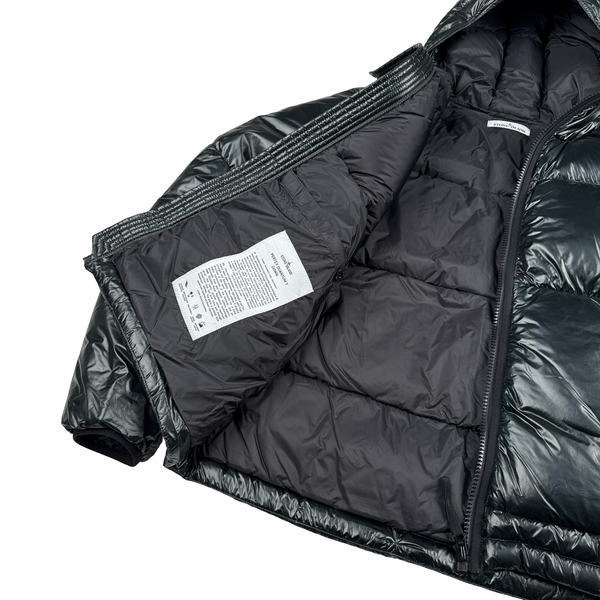 Stone Island 2017 Dark Green Pertex Quantum Y Down Puffer Jacket - Large