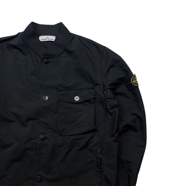 Stone Island 2019 Black David TC Fluo Bomber Jacket - Large