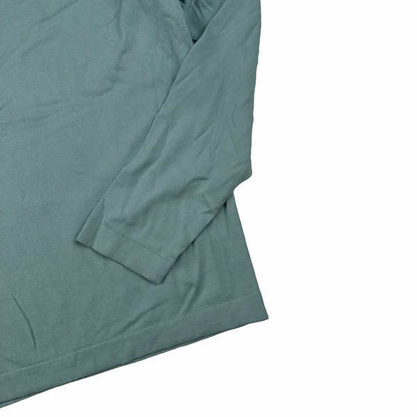 Stone Island Light Blue Lightweight Knitted Crewneck - Large
