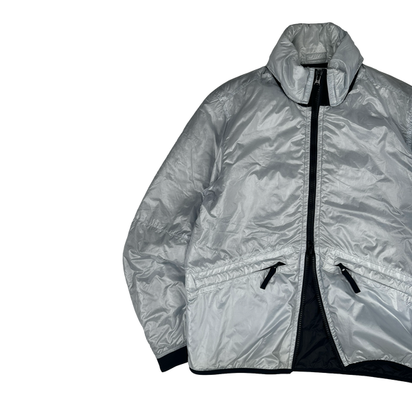 Stone Island 2018 Icey White Pertex Quantum Primaloft Jacket - Large