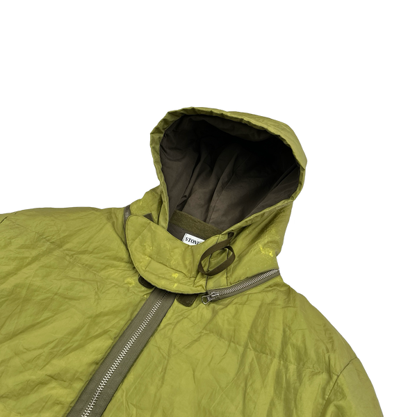 Stone Island AW2000 Hooded Green Pure Metal Shell - XL