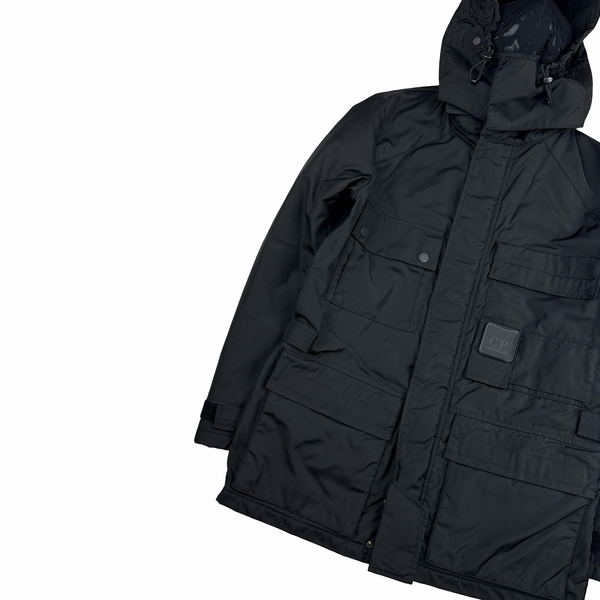 CP Company 2010 Metropolis Black Multi Pocket Face Mask Lined Jacket - Small