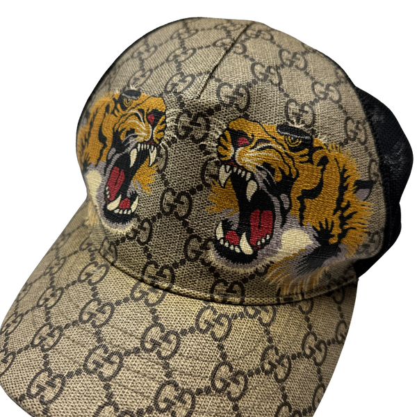 Gucci Tiger GG Monogram Cap - Large