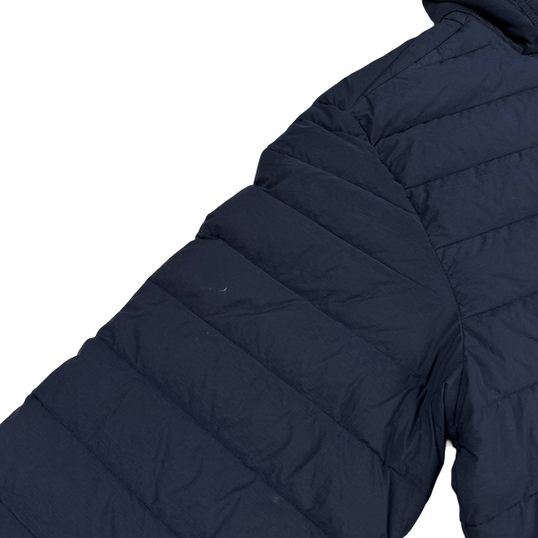 Stone Island 2019 Navy Loom Woven Down Puffer Jacket - Large