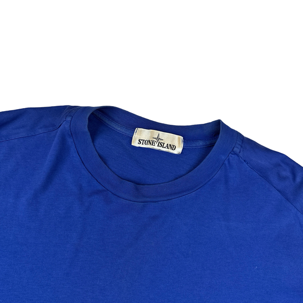 Stone Island Blue Short Sleeved T Shirt - Large